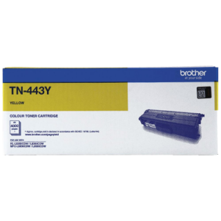 Brother TN-443 Yellow High Capacity Toner Cartridge